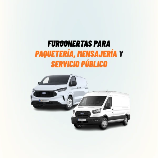 furgonetas para paqueteria, mensajeria y servicio publico